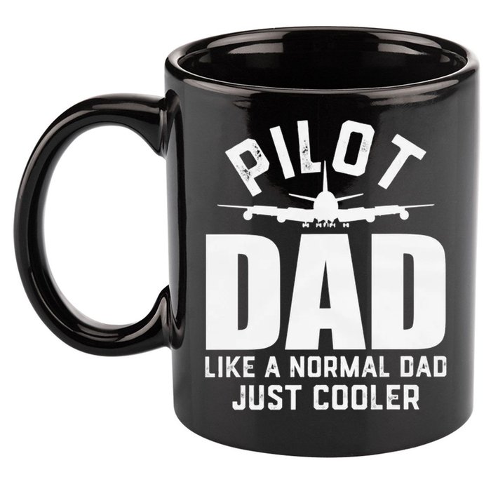 Aircraft Pilot 11oz C Handle Ceramic Mug