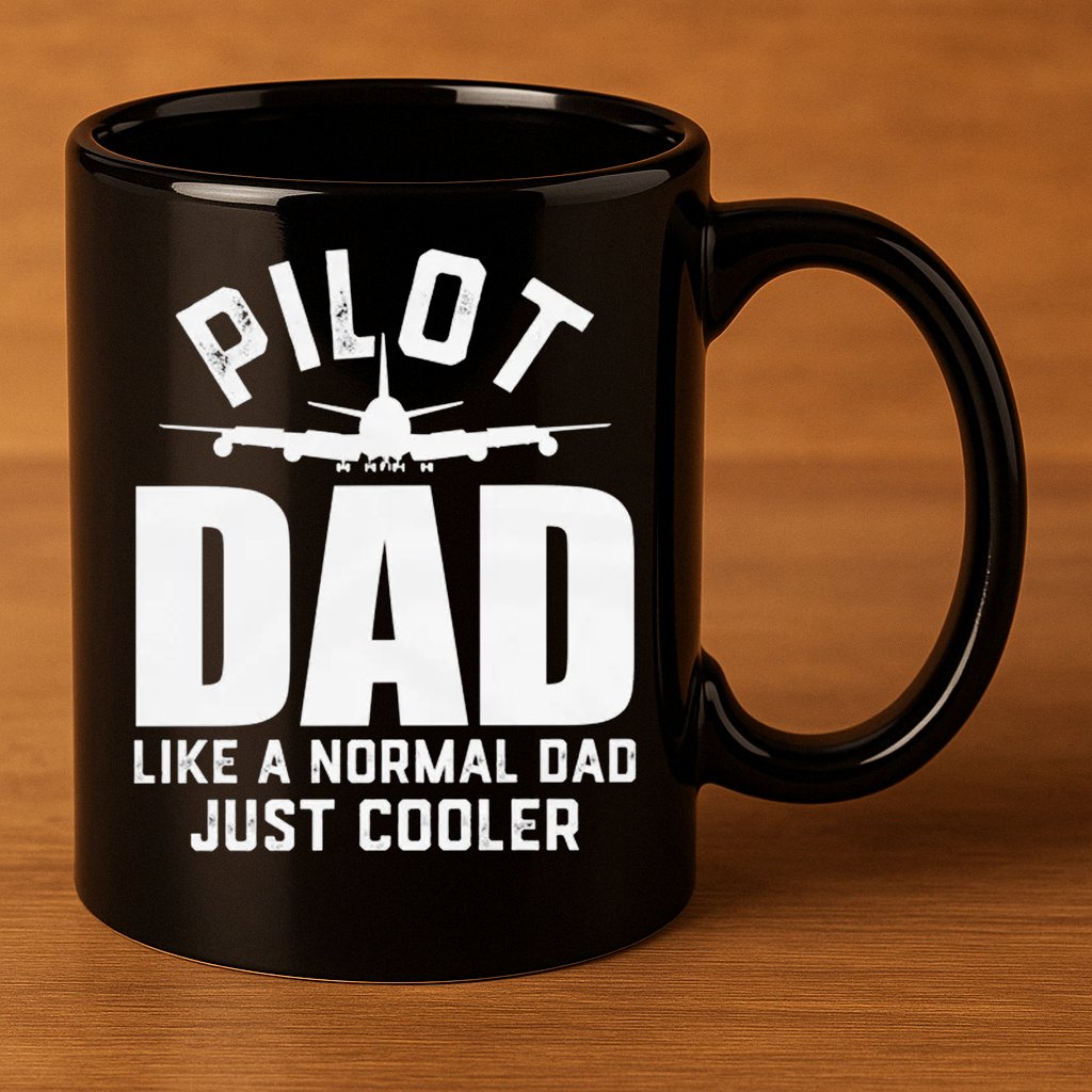Aircraft Pilot 11oz C Handle Ceramic Mug