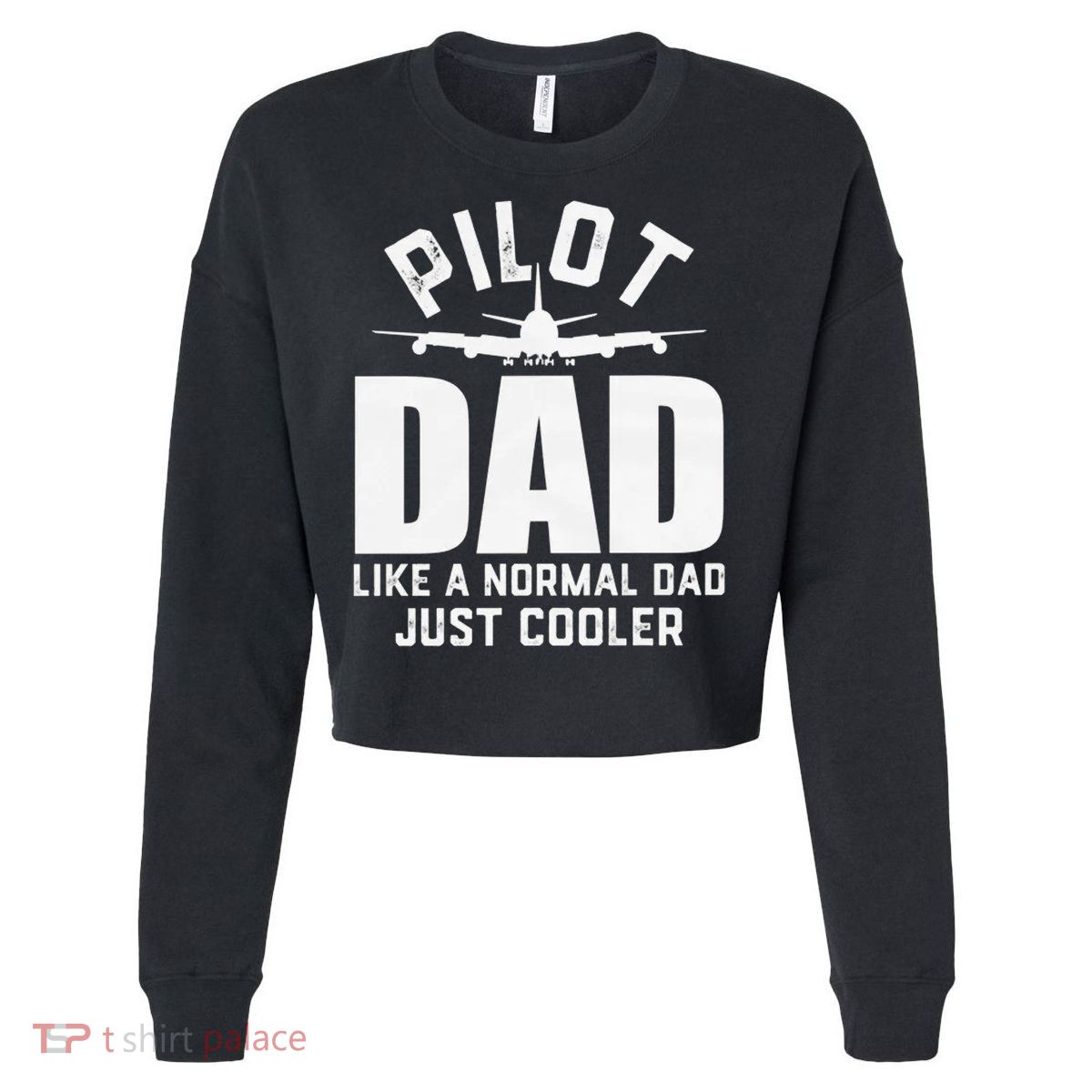 Aircraft Pilot Cropped Pullover Crew