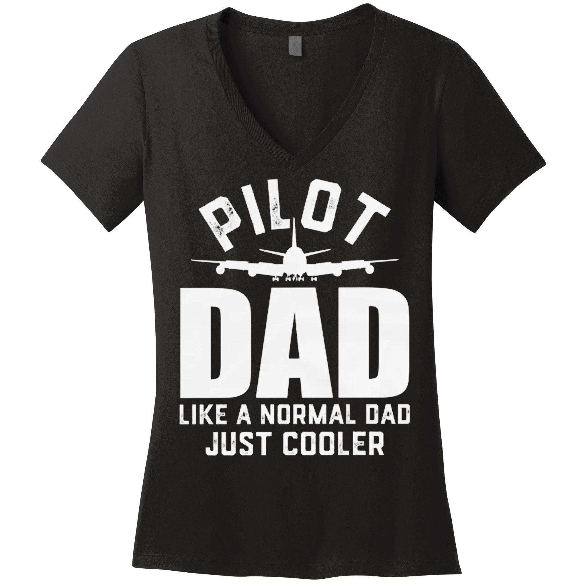 Aircraft Pilot Women's V-Neck T-Shirt