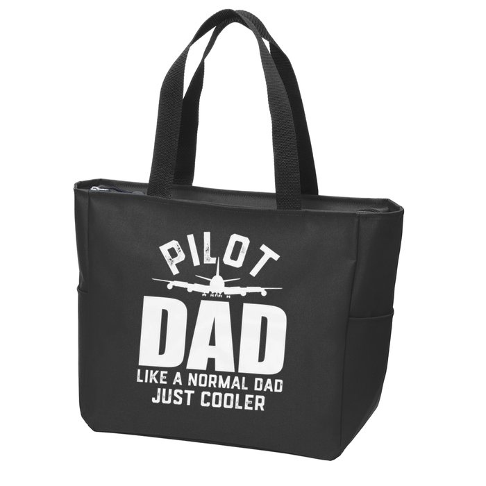 Aircraft Pilot Zip Tote Bag