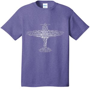 Aviation Phonetic Alphabet Flying Pilot Gift T-Shirt