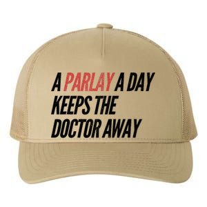 A Parlay A Day Funny Gambling Sports Betting T Yupoong Adult 5-Panel Trucker Hat