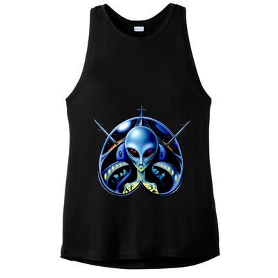 Alien Pilot Ladies PosiCharge Tri-Blend Wicking Tank