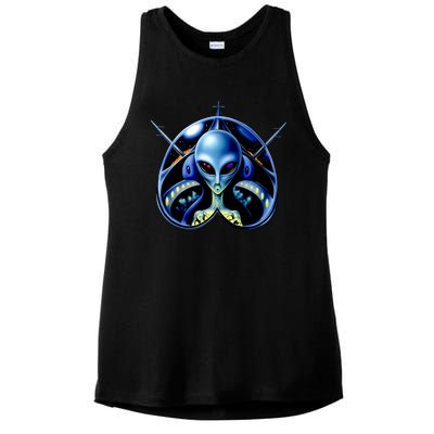 Alien Pilot Ladies PosiCharge Tri-Blend Wicking Tank