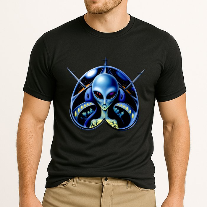 Alien Pilot Cooling Performance Crew T-Shirt