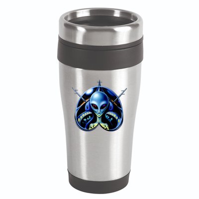 Alien Pilot 16oz Travel Tumbler