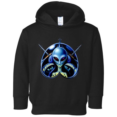 Alien Pilot Toddler Hoodie