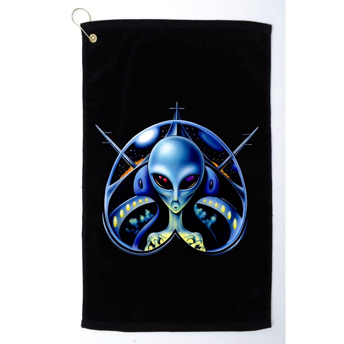 Alien Pilot Golf Towel