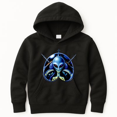Alien Pilot Kids Hoodie