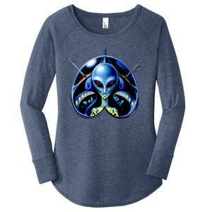 Alien Pilot Women's Perfect Tri Tunic Long Sleeve Shirt