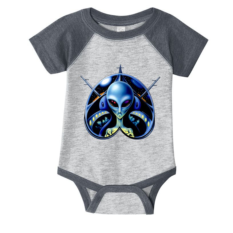 Alien Pilot Infant Baby Jersey Bodysuit