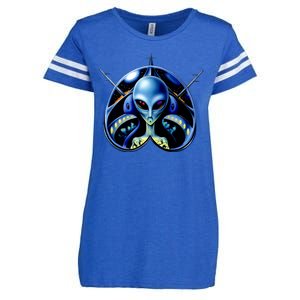 Alien Pilot Enza Ladies Jersey Football T-Shirt