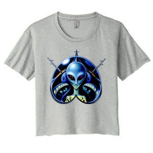 Alien Pilot Women's Crop Top Tee