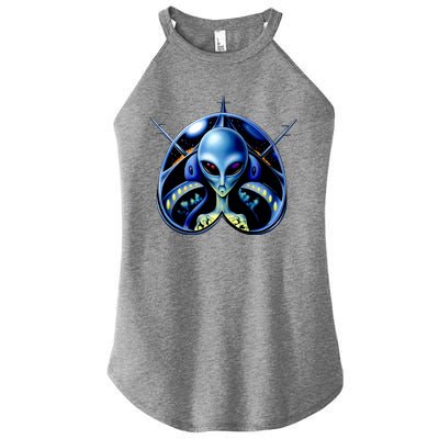 Alien Pilot Women’s Perfect Tri Rocker Tank