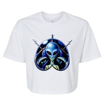 Alien Pilot Bella+Canvas Jersey Crop Tee