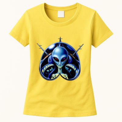 Alien Pilot Womens T-Shirt