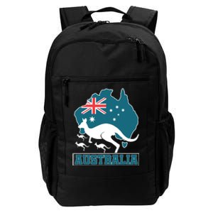 Australian Pride Aussie Gift Kangaroo Daily Commute Backpack