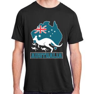 Australian Pride Aussie Gift Kangaroo Adult ChromaSoft Performance T-Shirt