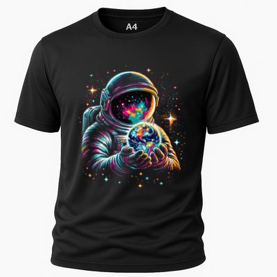 Astronaut Planets Astronaut Science Space Gift Cooling Performance Crew T-Shirt