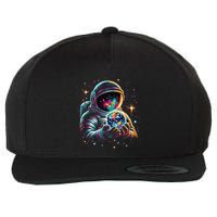 Astronaut Planets Astronaut Science Space Gift Wool Snapback Cap