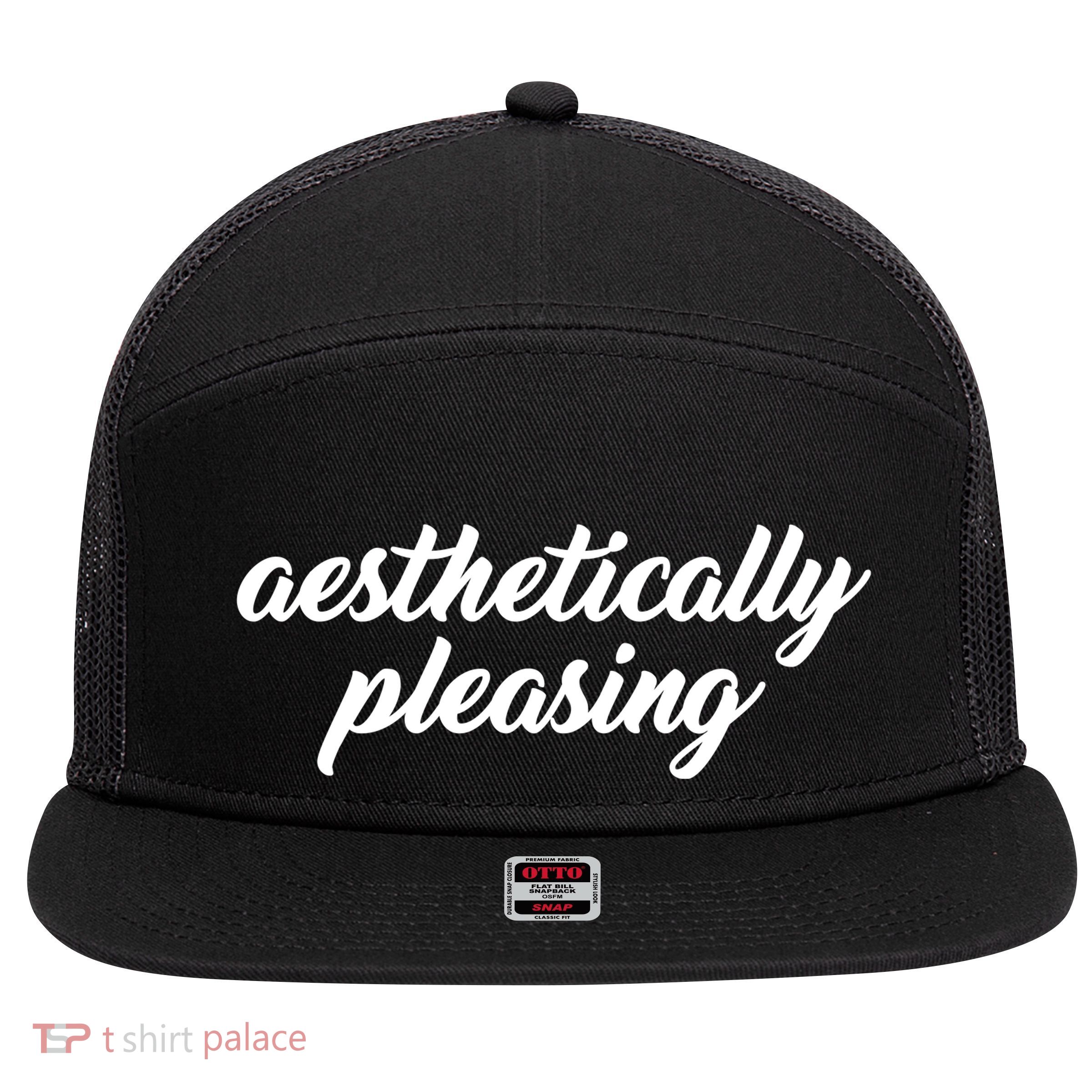 Aesthetically Pleasing 7 Panel Mesh Trucker Snapback Hat