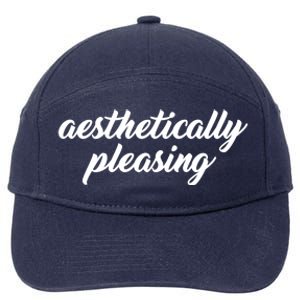 Aesthetically Pleasing 7-Panel Snapback Hat