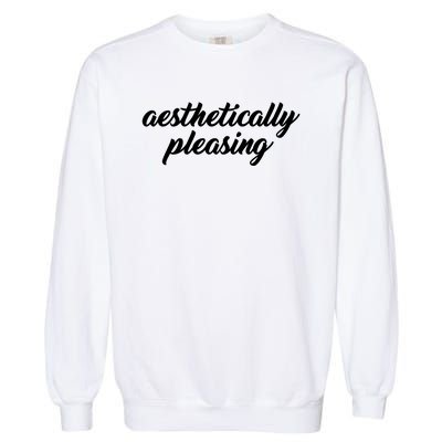 Aesthetically Pleasing Garment-Dyed Sweatshirt