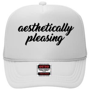 Aesthetically Pleasing High Crown Mesh Back Trucker Hat