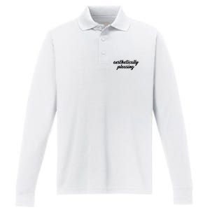 Aesthetically Pleasing Performance Long Sleeve Polo