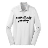 Aesthetically Pleasing Silk Touch Performance Long Sleeve Polo