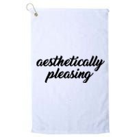 Aesthetically Pleasing Platinum Collection Golf Towel