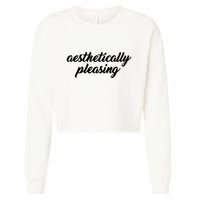 Aesthetically Pleasing Cropped Pullover Crew