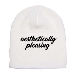 Aesthetically Pleasing Short Acrylic Beanie