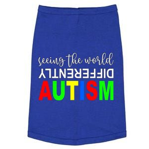 Autism Person And Seeing The World Differently Autism Gift Doggie Tank