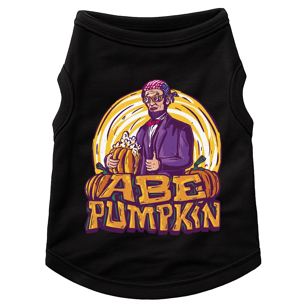 Abe Pumpkin Doggie Tank