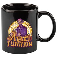 Abe Pumpkin 11oz C Handle Ceramic Mug