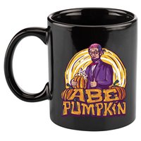 Abe Pumpkin 11oz C Handle Ceramic Mug