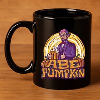 Abe Pumpkin 11oz C Handle Ceramic Mug