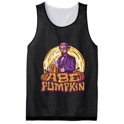 Abe Pumpkin Mesh Reversible Basketball Jersey Tank