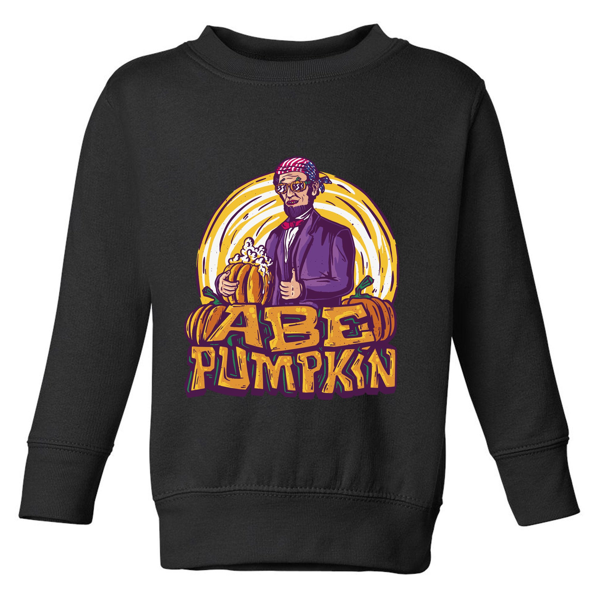 Abe Pumpkin Toddler Sweatshirt