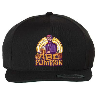 Abe Pumpkin Wool Snapback Cap