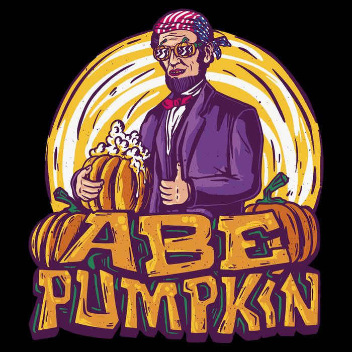 Abe Pumpkin Zip Tote Bag