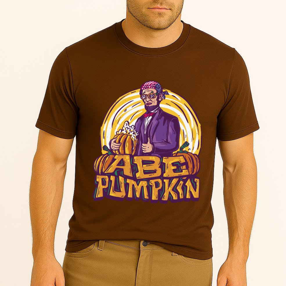 Abe Pumpkin Cooling Performance Crew T-Shirt