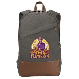 Abe Pumpkin Cotton Canvas Backpack