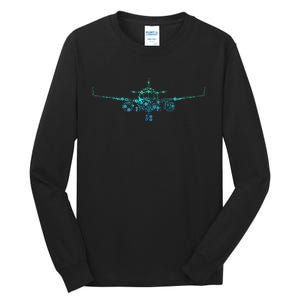 Airplane Pilot Tall Long Sleeve T-Shirt