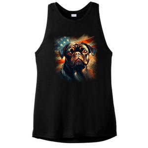 American Pug Ladies PosiCharge Tri-Blend Wicking Tank