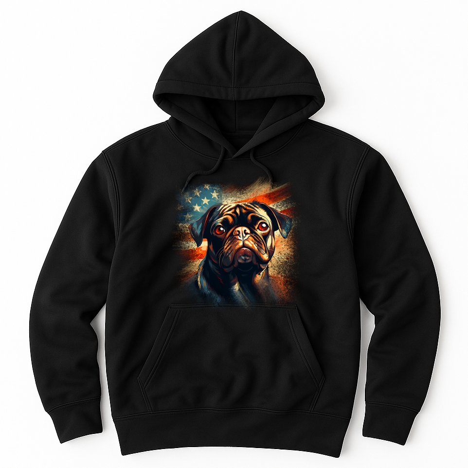 American Pug Hoodie