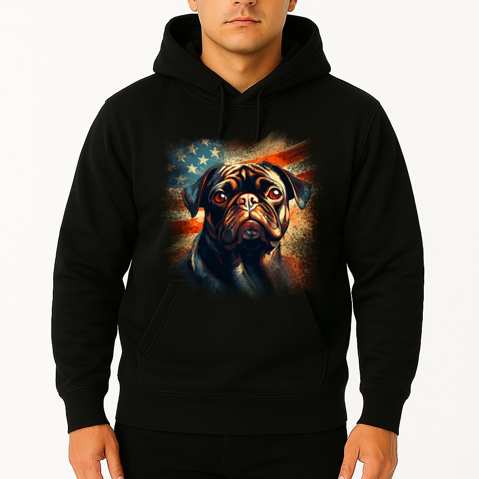 American Pug Hoodie