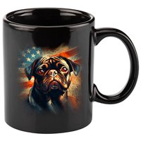 American Pug 11oz C Handle Ceramic Mug